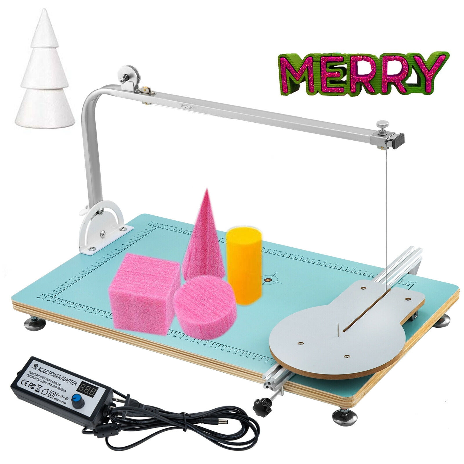 VEVOR Foam Cutter Machine 15.35x13x2.17" Hot Wire Foam Cutter Machine