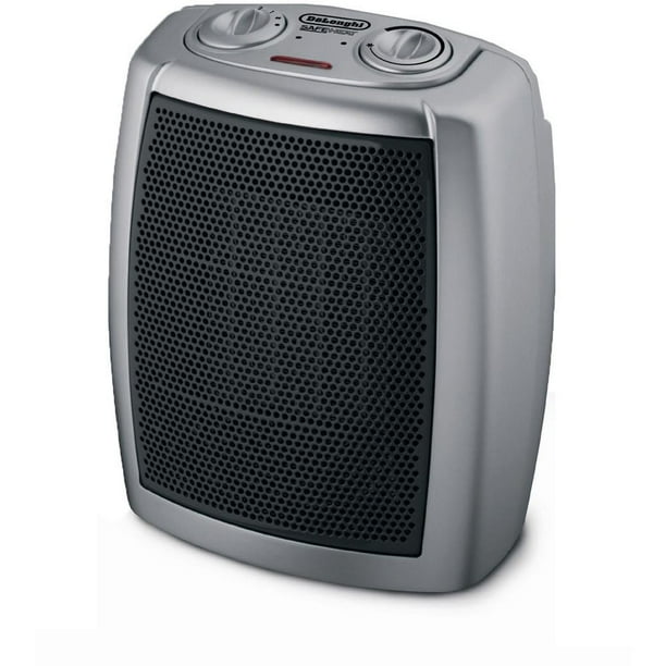 Delonghi 1500 Watt Ceramic Compact Personal Electric Space Heater Portable Heater Save Energy Digital Timer