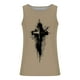 thumbnail image 3 of Tanques para Hombre para el Verano Solto Chaleco Impresión Deportivo Cuello Redondo, Casual, 3 of 3