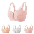 thumbnail image 2 of NIEWTR Bra for Senior Front Closure Breathable Bras Luxysense Front Snap Bra Womans Bras(Beige,3XL), 2 of 7