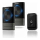 thumbnail image 1 of Clock and doorbell, Wireless doorbell, volume 45 melodies 5 levels and IP55 waterproof wireless doorbell, doorbell kit, 1 of 5