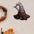 thumbnail image 5 of BESEW7 Halloween Decorations Witch Hat, Acrylic Window Wall Hanging for Outdoor Porch, Modern Farmhouse Fall Decor for Thanksgiving Home, 5 of 6