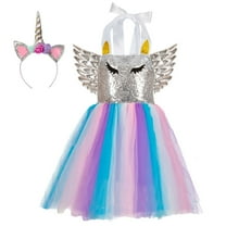 Dress-Up-America Unicorn Costume for Girls - Magical Unicorn Party Dress