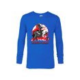 thumbnail image 1 of The Simpsons Homerzilla Treehouse of Horror - Long Sleeve T-Shirt for Men - Customized-Royal, 1 of 4