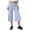Blue&28F0428, variant on Gauchos Pants for Women Striped Low Rise Fold Over Wide Legged Capri Pants for Women Stretch Yoga Summer Beach Flowy Womens Pants Palazzo S