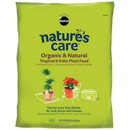 Miracle-Gro Natures Care 8 LB Organic & Natural Tropical & Palm Plant