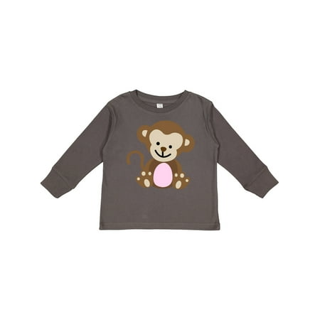 

Inktastic Monkey Gift Toddler Toddler Girl Long Sleeve T-Shirt