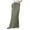 Army Green, variant on GEWSEY Linen Flared Maxi Skirt with Back Slit - Elastic Waist Drawstring Long Flowy Ankle-Length Skirt (, XXL)