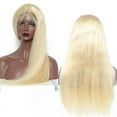 thumbnail image 3 of Lace Front Human Hair 613 Honey Blonde Wig, 3 of 8