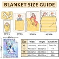 thumbnail image 4 of Custom Monogram Blanket from Your Name, Personalized Initial Letter Blanket for Girls Women Kids Butterfly Lovers, 40 x 30 Inches Fuzzy Purple Flannel Throw Blanket for Sofa Office Trip Camping, 4 of 6
