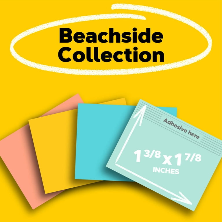 Sticky Notes Value Pack, 24 Pads, Beachside Cafe Colors photo 2