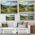 thumbnail image 4 of Designart "Germany Landmarks Cow In painting I" Animals Floater Framed Canvas Wall Art, 4 of 7