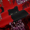thumbnail image 5 of Erosebridal Rustic Lavender Black Kitten Curtains Pack of 2 (42x84 Each),Red Black Purple Curtains Blackout For Girls Boys, 5 of 7