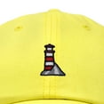 thumbnail image 2 of Dalix Lighthouse Embroidered Cap Cotton Baseball Hat Nautical Womens in Yellow, 2 of 5