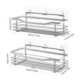thumbnail image 4 of Cesta de ducha Primade de acero inoxidable, paquete de 2, 4 of 5