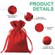 thumbnail image 3 of Bolsas de regalo Beileinice HK con cordón rojo satinado 13 x 18 cm, 30 unidades, 3 of 7
