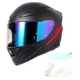 thumbnail image 1 of Casco de Moto Integral Orthrus Certificado DOT M Negro Rojo, 1 of 7