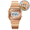 Rose Gold, variant on Vintage Waterproof Stainless Steel Digital Watch for Men & Women – Retro Style Electronic Timepiece with Alarm, Date, and Daily Wear Compatibility