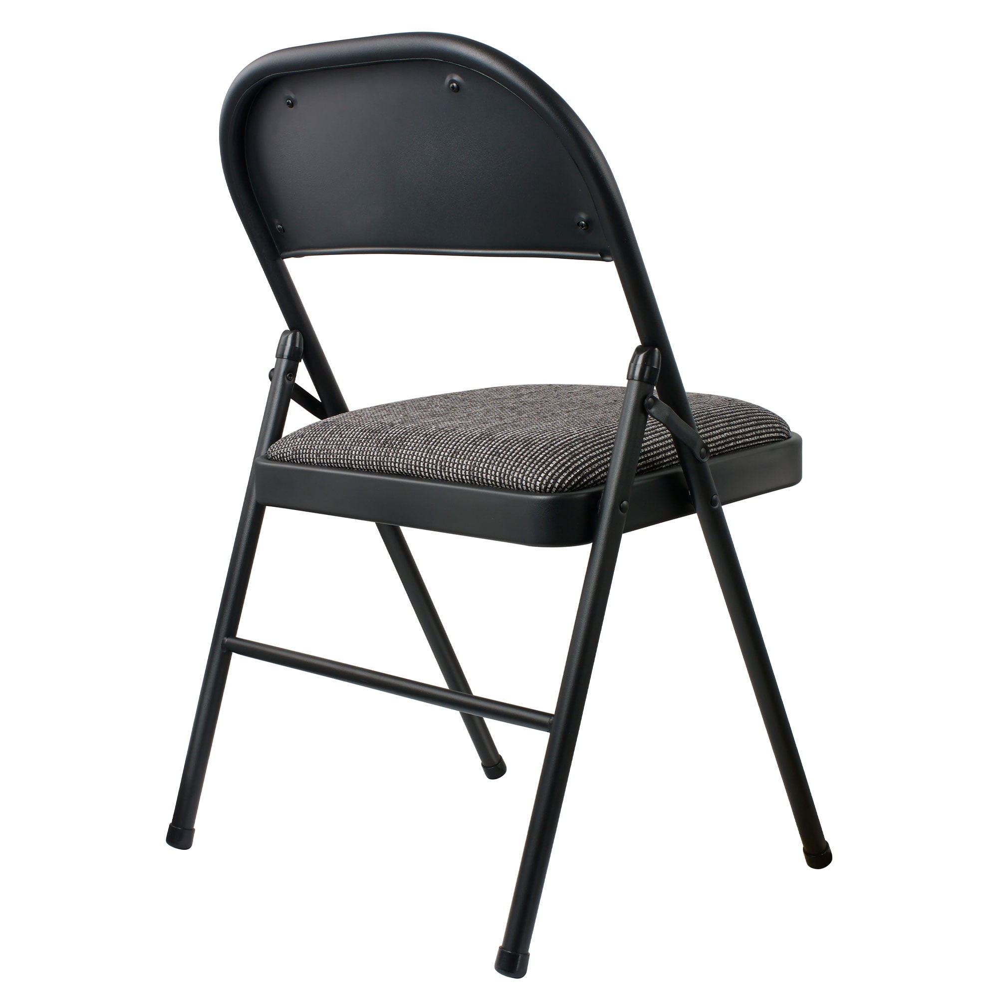 Fabric Double Padded Folding Chair Gray And Black Walmart Com   7c7cdf0d 9a58 4fb2 Ac4d F1b03d0bc9c9.d9fabae74c3711ddaf0f1339c6595e94 