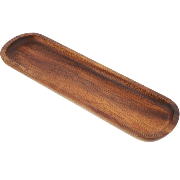 dough bowl Dough Bowl Wooden Bowl Decorative Rustic Strip Shaped Fruit Snack Serving Bowl
