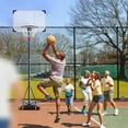 thumbnail image 7 of JIOABL Kids Basketball Hoop, Adjustable 5.1-8.5ft Portable Goal for Indoors/Outdoors with Enlarged Base, PC Backboard, Red, 7 of 7