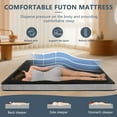 Japanese Futon Floor Mattress Queen Size 60"x 80", Floor Mattress Pad