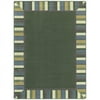 Clean Green 5'4" x 7'8" Area Rug In Color Soft