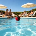 thumbnail image 5 of Water Sport Bouncing Ball, Inflatable PVC Pool Beach High Bounce Water T'oy for K'ids Adults Outdoor Swimming Pool Family Game Red, 5 of 6