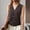 Brown, variant on DuoJiaJ Womens Ribbed Sweater Vest, V Neck Button Front Sleeveless Layering Beige S