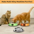 thumbnail image 4 of Minzimin Set of 3 Pet Bowl Stainless Steel Non-Skid Rubber Base Dog Bowl Cat Bowl, 4 of 7