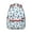 Red-12, variant on Symmetrical Rustic Tribal Style School Bag, Waterproof Oxford Cloth, Adjustable Straps, Comfortable Padding, Large Capacity Backpack for Outdoor, School, Travel, and Sports Use