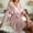 Pink, variant on Kimono Robe for Women, Imitation Silk with Tassel Tie Closure, Lace-Up Cardigan Bathrobe for Spa, Lounge and Sleepwear