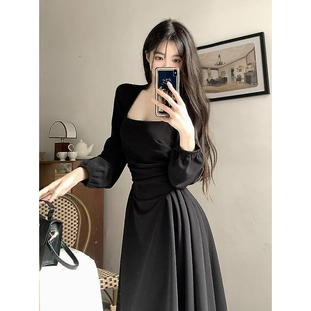 Vestidos elegantes coreanos sale