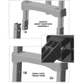 thumbnail image 4 of Vinyl Works Above Ground Pool Deck Step Ladder, 4-Step Resin Safety Frame, Gray, 4 of 11