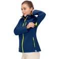 thumbnail image 2 of Mapamyumco Women's Waterproof Breathable Stretch Light Rain Jacket Windproof Hooded Raincoat for Snow Hiking Size XS, 2 of 5