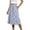 Blue, variant on YUEJUIR Women's Skirts Boho Skirts for Women Trendy Summer Flowy Floral Midi Skirts with Pockets Lightweight Drawstring High Waisted Skirts A Line Skirt Boho Skirt (White,XL)