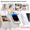thumbnail image 2 of Funda EEIFO para iPhone 16 Pro con bandolera blanca, 2 of 9