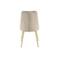 thumbnail image 2 of Topline Home Furnishings Velvet Side Chair with Gold Legs, 2 of 6