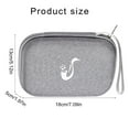 thumbnail image 3 of Saxophone Clarinet Tongue Box with Meshs Pocket Portable Sax Tongue Container Storage Cases Woodwind Instrument Accessory, 3 of 8