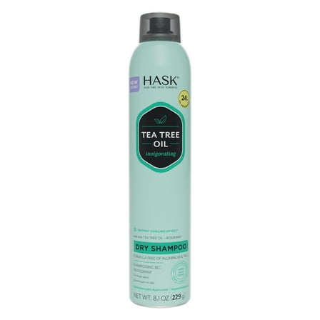HASK Tea Tree Invigorating Dry Shampoo, 8.1oz