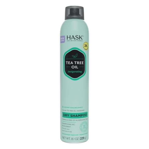 HASK Tea Tree Invigorating Dry Shampoo, 8.1oz