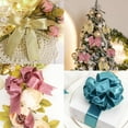 thumbnail image 4 of 2.5 Inch Satin wired ribbon – Premium Lux Finish for Gift Wrapping, Wedding Decor, Christmas Tree, Bow Making & Floral Bouquets Brown, 4 of 8