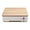 Wood Color+White, variant on Wooden Desktop Storage Box with Lockable Drawers, Wooden Storage Cabinet Organizer Tabletop Storage Organization Box for Office,Home (Wood Color White)