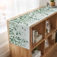 thumbnail image 6 of Table Runners 90 Inches Long Dress Scarves, Sage Green Eucalyptus Leaf Farmhouse Coffee/Dining/Kitchen Table Runner for Living Room, Spring Leaves Botanical 13x90 Inch, 6 of 9