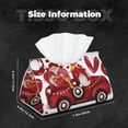 thumbnail image 4 of Kdxio Truck With Gnomes Print Tissue Box Cover,Modern PU Leather Rectangular Tissue Box Holder for Bathroom Living Room Bedroom Office Desk Car Home, 4 of 6