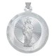thumbnail image 2 of JOYARIS Medalla Diamantada Chica San Judas Tadeo Plata 925 2.1 Cm DM-0001613, 2 of 3