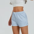 thumbnail image 4 of Women Y2K Plaid Shorts Elastic Low Rise Cute Pajama Boxer Shorts Summer Lounge Pj Sleep Short Bottom Sleepwear, 4 of 7