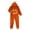T7-Ginger, variant on Womens Halloween Print Pajama Set Flannel Long Sleeve Hooded Jumpsuit Wide Leg Full Zip Up Rompers Comfy Soft Lounge 2026 Trendy Lightweight Outfit Clothes,Ginger 2XL