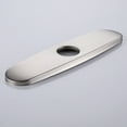 thumbnail image 3 of Panel de acero inoxidable cepillado para grifo de cocina (plateado), 3 of 7