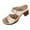 White, variant on Women's Slippers Summer Chunky Heels Open Toe Slip-On Sandals Casual Daily Shoes for Women Beach Fashion Multicolor 6.5